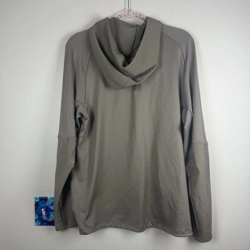 Lululemon Fundamental Fuel Pullover Hoodie Carbon Dust Men's Size Medium LM3BNZS